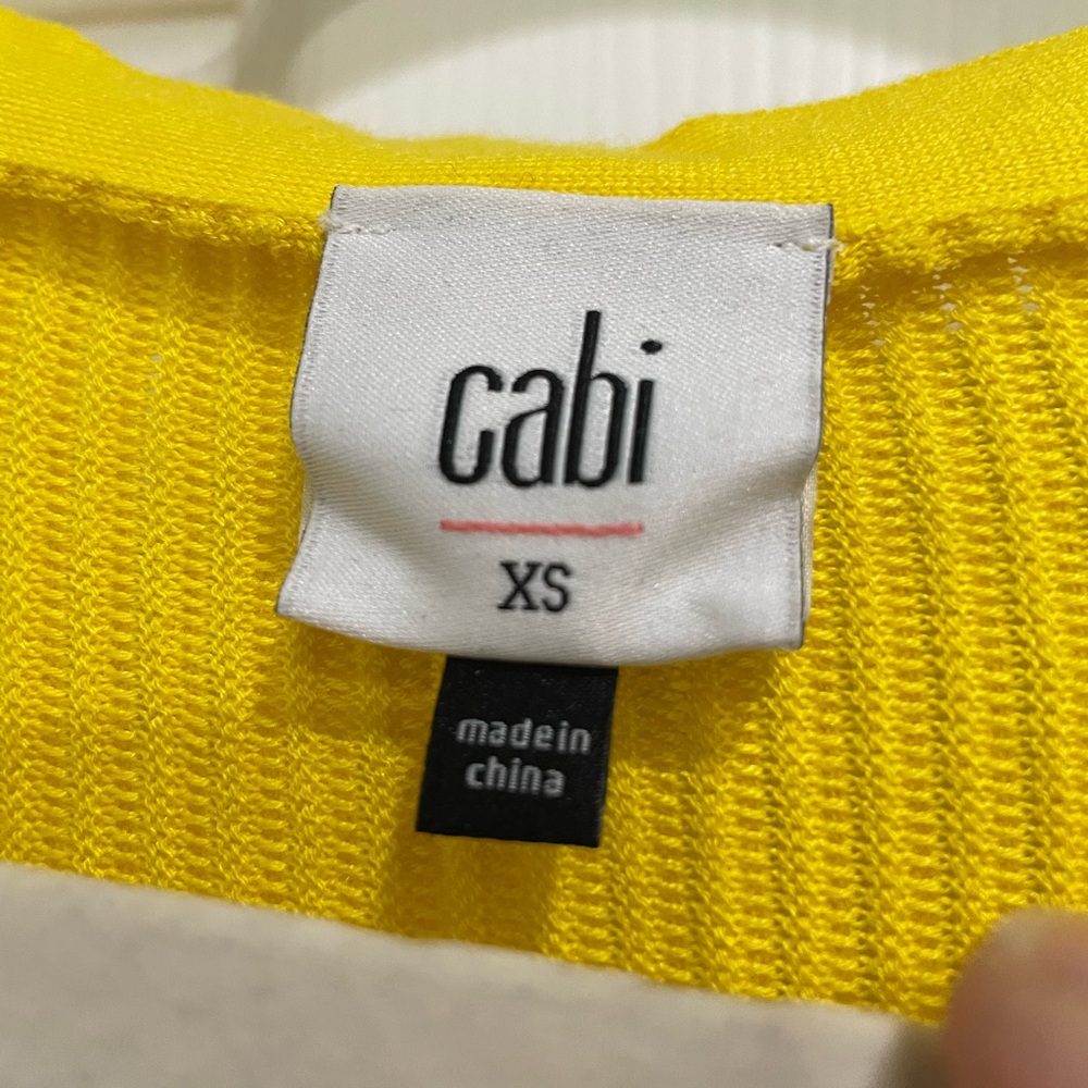 CAbi Women's Vibrant Yellow Sweater